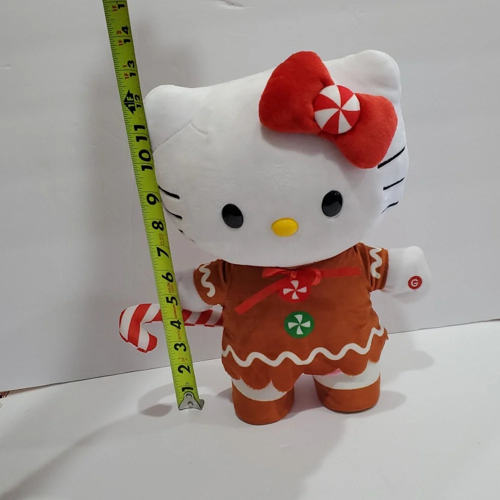Hello Kitty‎ gingerbread theme musical animated dancing  plushie Xmas decor new